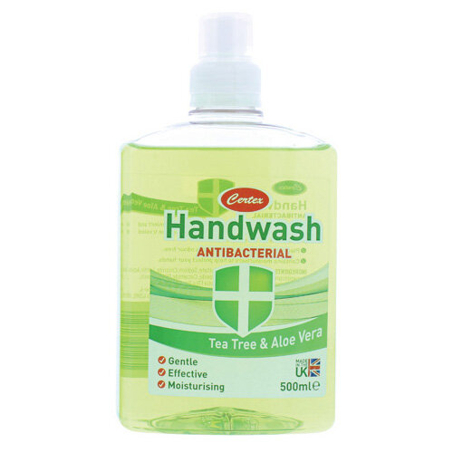 Certex Handwash Antibacterial Tea Tree/Aloe 500ml TOCER002 Pack of 12)