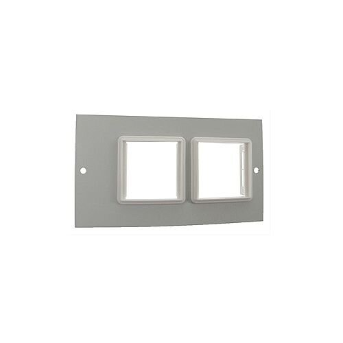 3 Compartment 2xEuromod Frame Plate for 3 Compartment Floor Box 3 Compartment 2xEuromod Frame Plate for 3 Compartment Floor Box