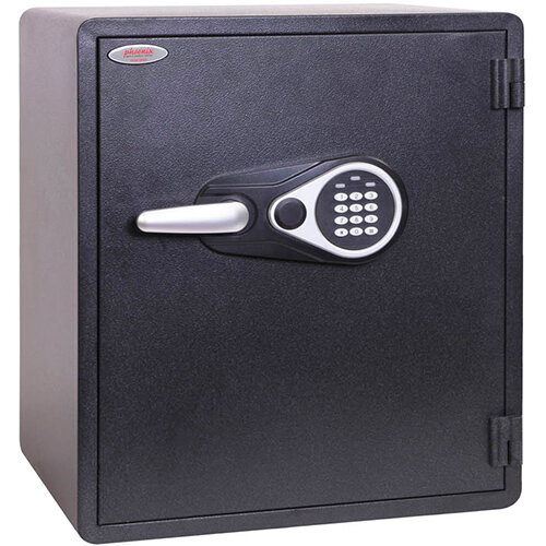 Phoenix Titan Aqua FS1293E 60L Waterproof, Fireproof Theft Security Safe With Electronic Lock Black