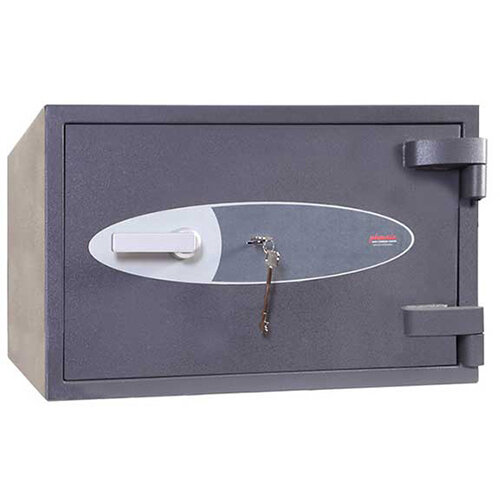 Phoenix Neptune HS1051K 24L Security Safe With Key Lock Grey Phoenix Neptune HS1051K 24L Security Safe With Key Lock Grey