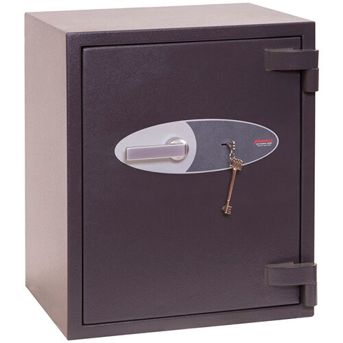 Phoenix Mercury HS2052K 69L Security Safe With Key Lock Grey Phoenix Mercury HS2052K 69L Security Safe With Key Lock Grey