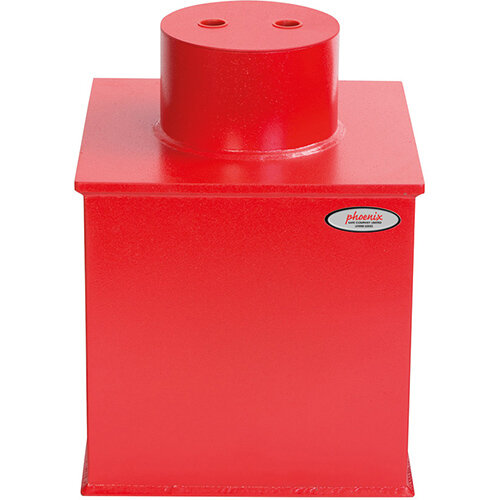 Phoenix Charon UF0972K 12'' 25L Underfloor 17.5K Security Safe with Key Lock Red Phoenix Charon UF0972K 12'' 25L Underfloor 17.5K Security Safe with Key Lock Red