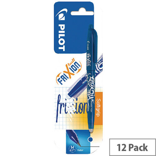 Pilot Frixion Gel Erasable Rollerball Blister Blue Pack of 12 FRIX BLST BLU