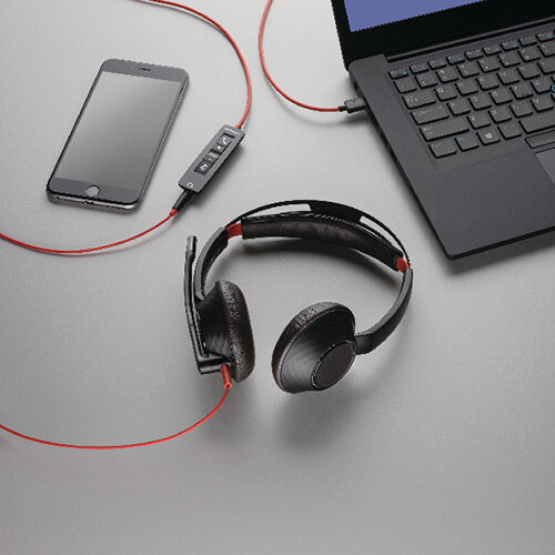 Plantronics Blackwire 5220/C5220 USB-C WW Headset 207586-01 Plantronics Blackwire 5220/C5220 USB-C WW Headset 207586-01