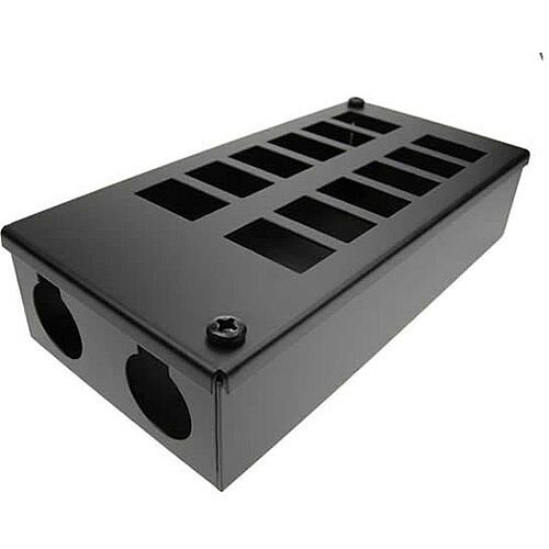 Cat 6 friendly 12 Way Cable Tidy POD Box Depth: 55mm Cable Entry: 32mm Cat 6 friendly 12 Way Cable Tidy POD Box Depth: 55mm Cable Entry: 32mm