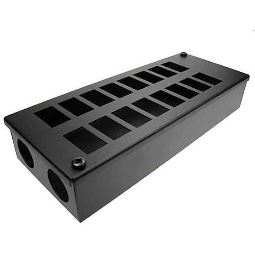 Cat 6 friendly 16 Way Cable Tidy POD Box Depth: 55mm Cable Entry: 32mm Cat 6 friendly 16 Way Cable Tidy POD Box Depth: 55mm Cable Entry: 32mm