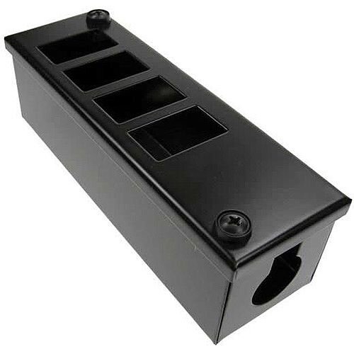Cat 6 friendly 4 Way Cable Tidy POD Box Depth: 55mm Cable Entry: 25mm Cat 6 friendly 4 Way Cable Tidy POD Box Depth: 55mm Cable Entry: 25mm
