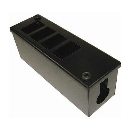 Cat 6a friendly 4 Way Cable Tidy POD Box Depth: 70mm Cable Entry: 25mm Cat 6a friendly 4 Way Cable Tidy POD Box Depth: 70mm Cable Entry: 25mm