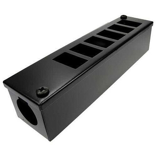 Cat 6a friendly 6 Way Cable Tidy POD Box Depth: 55mm Cable Entry: 32mm Cat 6a friendly 6 Way Cable Tidy POD Box Depth: 55mm Cable Entry: 32mm