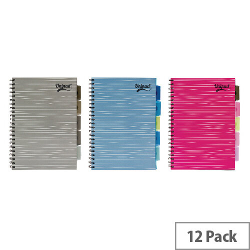 Pukka Unipad Project Book A4 200 Pages Pack of 12 6200-UNI