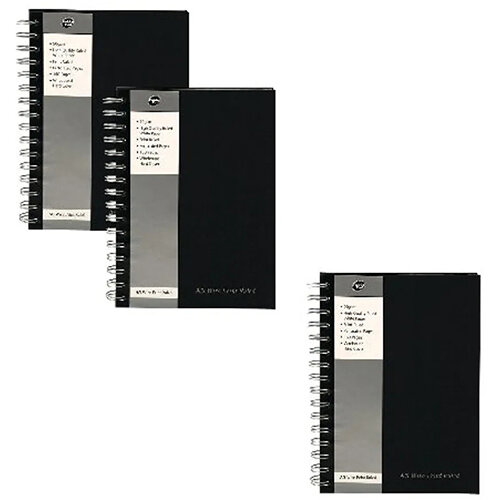 Pukka Pad A5 Wirebound Book Black Get 3 for the Price of 2 (Pack of 10 + 5) PP816964 Pukka Pad A5 Wirebound Book Black Get 3 for the Price of 2 (Pack of 10 + 5) PP816964