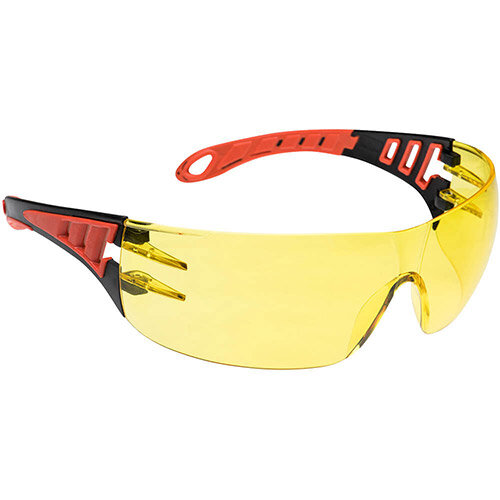 Portwest PS12 Tech Look Spectacle Amber