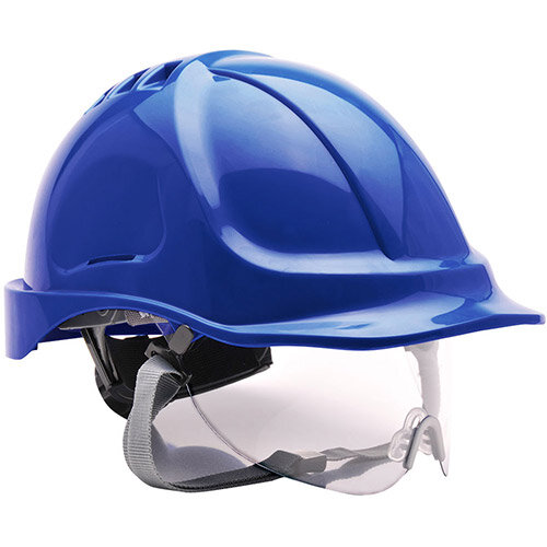Portwest PW55 Endurance Spec Visor Helmet Royal