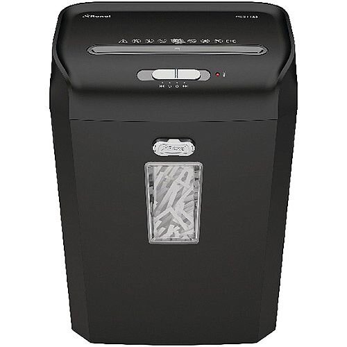 Rexel Promax RES1123 Strip-Cut Executive Paper Shredder with Security level: P-2 - Shreds 12 sheets at a time into 6mm pieces. Also shreds staples and credit cards. 23 litre bin for mess free emptying. Rexel Promax RES1123 Strip-Cut Executive Paper Shredder with Security level: P-2 - Shreds 12 sheets at a time into 6mm pieces. Also shreds staples and credit cards. 23 litre bin for mess free emptying.