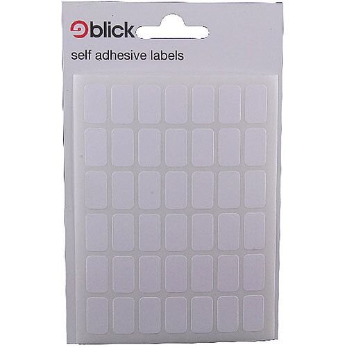 Blick Label Bag 9x16mm White 20 x 294 Labels (5880 in Total) RS002550