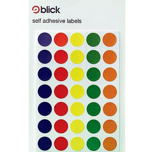 Blick Label Bag 13mm Assorted 20 x 140 Labels (2800 in Total) RS004950