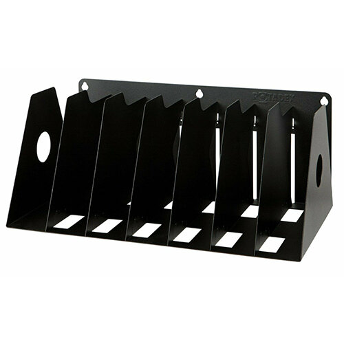 Rotadex Black 7 Section A4 Ringbinder Filing Unit