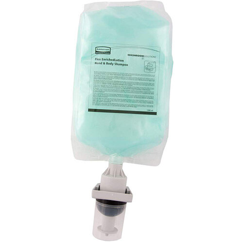 Rubbermaid FLex EnrichedLotion Green Seal Hand &Body Shampoo Refill 1300ml Rubbermaid FLex EnrichedLotion Green Seal Hand &Body Shampoo Refill 1300ml