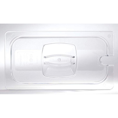 Rubbermaid 1/3 Size Gastronorm Notched Hard Cover For Cold Food Clear Rubbermaid 1/3 Size Gastronorm Notched Hard Cover For Cold Food Clear