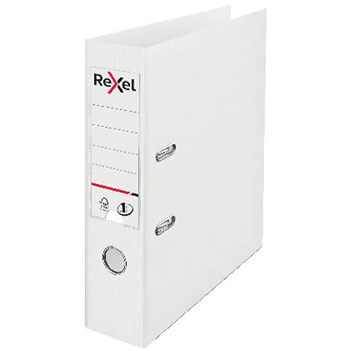 Rexel Choices 75mm Lever Arch File Polypropylene A4 White 2115502 Rexel Choices 75mm Lever Arch File Polypropylene A4 White 2115502
