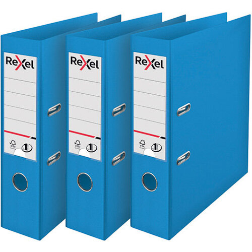 Rexel Choices Lever Arch File A4 Polypropylene Blue 3 For 2 RX810223