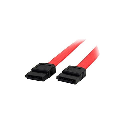 StarTech 12in SATA Serial ATA Cable Male SATA Male SATA 12 Red