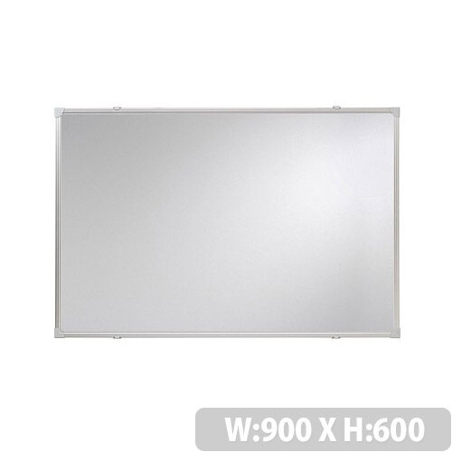 Franken Whiteboard ValueLine 900x600mm Lacquered Steel Silver SC2702