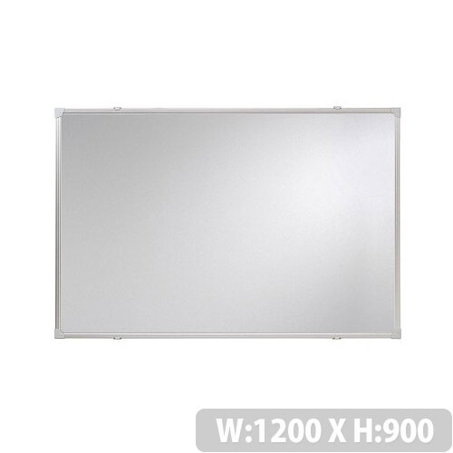 Franken Whiteboard ValueLine 1200x900mm Lacquered Steel Silver SC2703