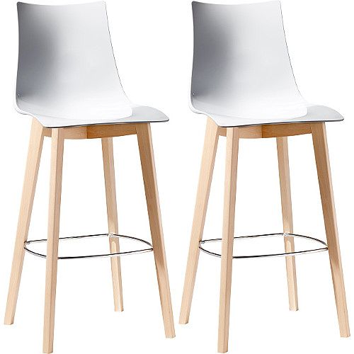 Natural Zebra Antishock Canteen &Breakout Wooden Leg Barstool Glossy White Set of 2 Natural Zebra Antishock Canteen &Breakout Wooden Leg Barstool Glossy White Set of 2