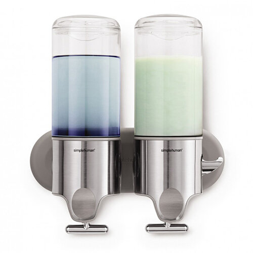Simplehuman Wall Mountable Stainless Steel Soap Dispenser Pump Twin BT1028 Simplehuman Wall Mountable Stainless Steel Soap Dispenser Pump Twin BT1028