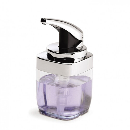 Simplehuman Push Soap Pump Square Dispenser 443ml Chrome BT1076 Simplehuman Push Soap Pump Square Dispenser 443ml Chrome BT1076