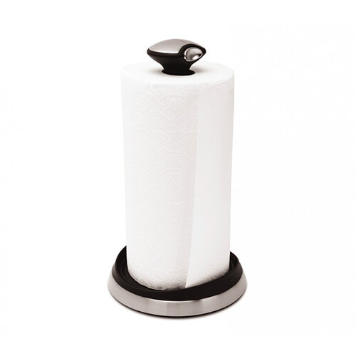 Simplehuman Kitchen Roll Holder Tall Quick Load, Brushed Steel KT1021 Simplehuman Kitchen Roll Holder Tall Quick Load, Brushed Steel KT1021