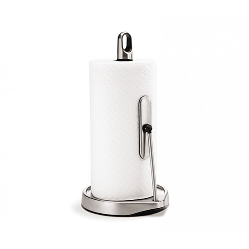 Simplehuman Kitchen Roll Holder Tall Tension Arm, Brushed Steel KT1161 Simplehuman Kitchen Roll Holder Tall Tension Arm, Brushed Steel KT1161