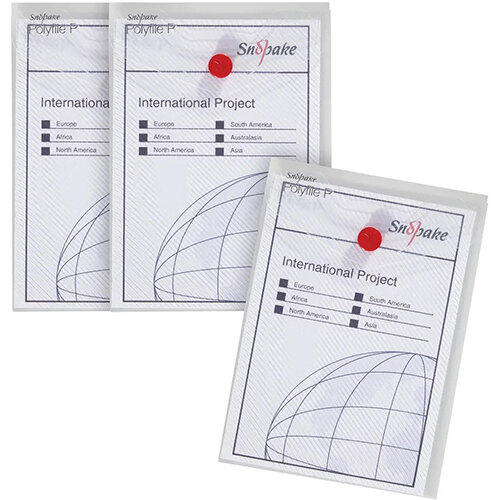 Snopake Polyfile P File Wallet Portrait A6 Clear 3 For 2 SK812404 Snopake Polyfile P File Wallet Portrait A6 Clear 3 For 2 SK812404