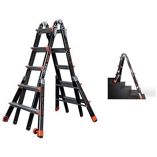 5 Rung Little 'Dark Horse' Fibreglass Ladder Max Height 5.27M Capacity 150Kg 