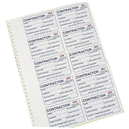 Identibadge Contractors Management System Duplicate Refill IBCONR Identibadge Contractors Management System Duplicate Refill IBCONR