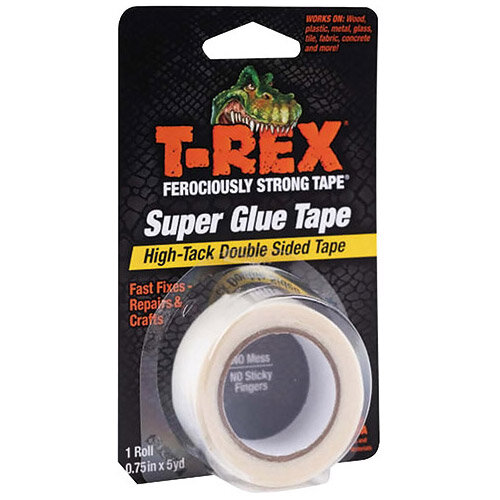 T-Rex Double Sided Superglue Tape Clear Pack of 6 286853