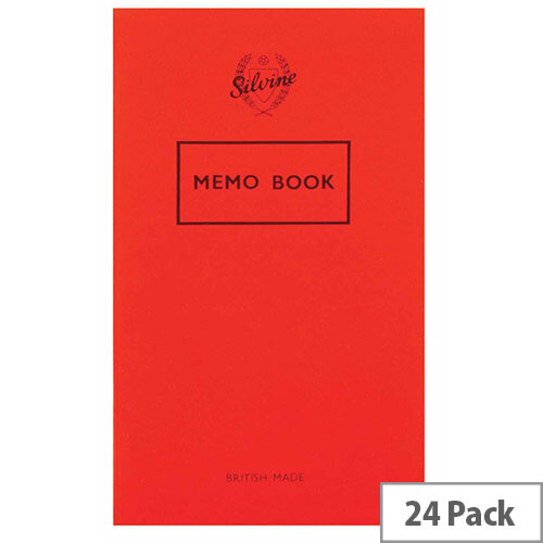 Silvine Memo Book 159x95mm 36 Leaf 042F Ruled Feint 24 Pack Silvine Memo Book 159x95mm 36 Leaf 042F Ruled Feint 24 Pack