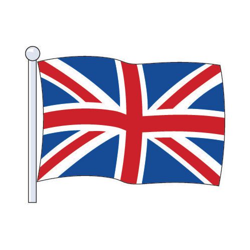 Flag National Union Jack Printed Size Med 2.29Mx1.14M