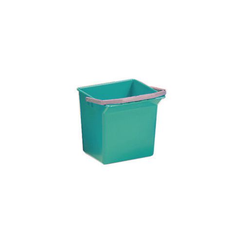 Green Plastic Cleaning Trolley Bucket 4L Single Pack