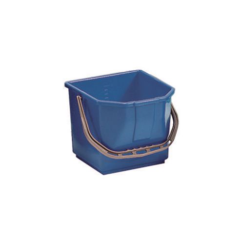 Blue Plastic Cleaning Trolley Bucket 15L Single Pack