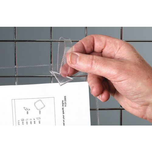 Tie On Document Pocket 60x110 A7 Horizontal  Pack Of 100