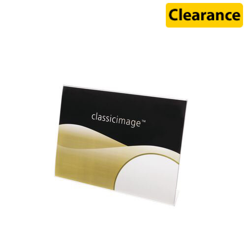 Counter/Desk Top Sign/Poster Holder A5 Landscape Slanted