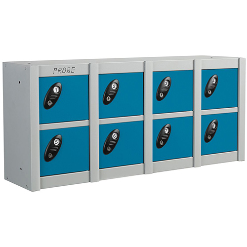Probe MiniBox 8 Multi Door Strip Low Stackable Lockers Cam Lock ...