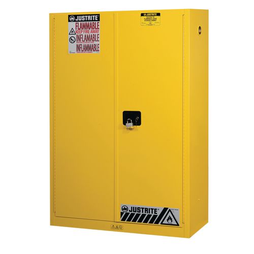 Sure-Grip Ex Slimline Safety Cabinet 170L Cap. 2 Manual Closing Doors. 2 Shelves. 2 Dual Air Vent