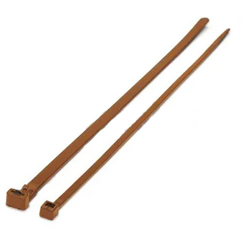 Standard Coloured Nylon Cable Ties Brown LxW 300x4.8mm