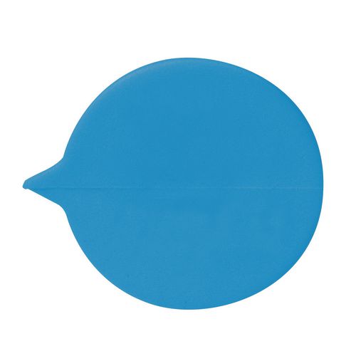 Blue Plain Round Seals Pack Of 500