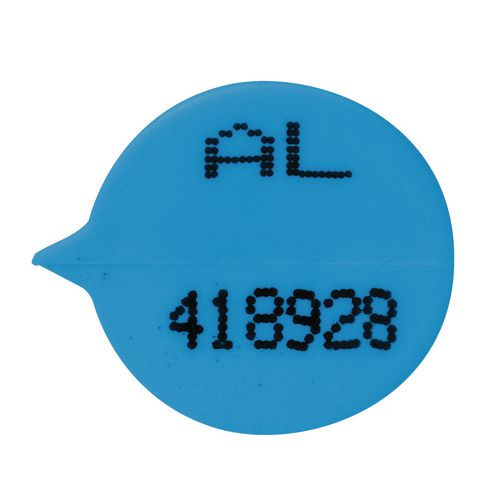 Blue Numbered Round Seals Pack Of 500