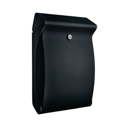 Compact Post Box High Quality Plastic. Weather Resistant. Front Opening. W271xH419xD129mm. Black