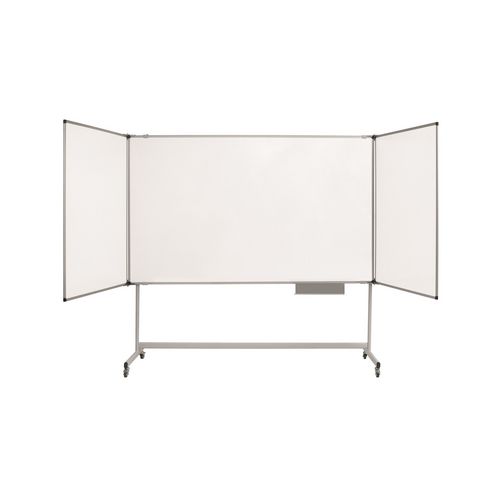 Maya Trio Whiteboard For Mobile Structure / W1800Xh1200mm (Closed) /Lacquered Steel / Cork S Maya Trio Whiteboard For Mobile Structure / W1800Xh1200mm (Closed) /Lacquered Steel / Cork S